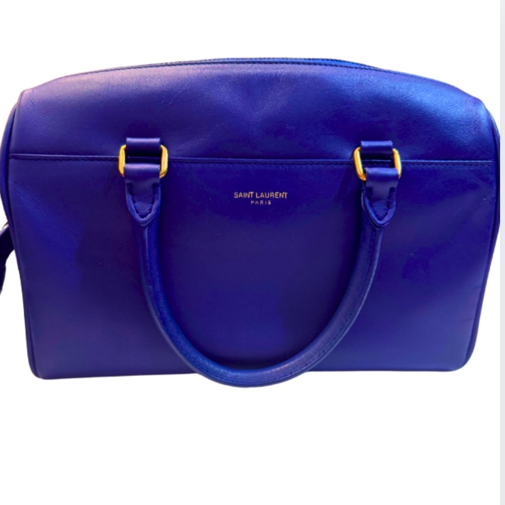 Saint Laurent Royal Blue Satchel